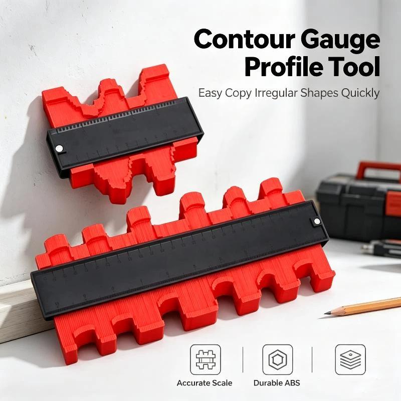 Home Improvement Us - Profile Contour Gauge Non-toxic ABS Material