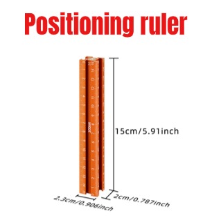 Stud Finder Magnetic - Four Sided Aluminum Alloy Positioning Ruler