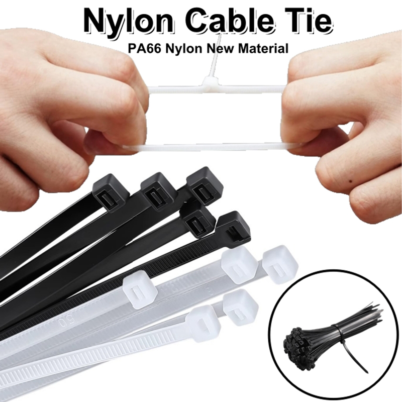 Home Improvement Us - Self-Locking Nylon Ties Adjustable Multi-Purpose Cable