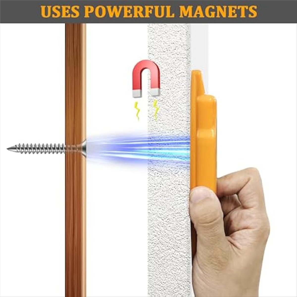 Stud Finder Magnetic - 4PCS Magnetic Stud Finder Tool ,