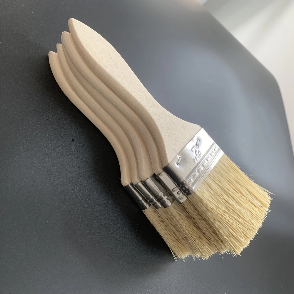 Wooden Paint Brush Set with Er - Wood Stain Brush review and price