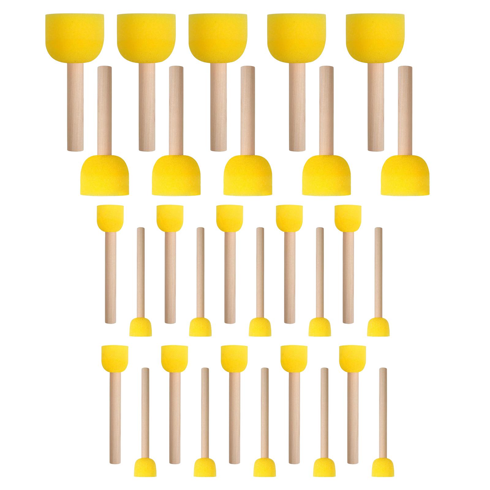 30 Pieces Round Sponge Brush S - Wood Stain Brush review and price