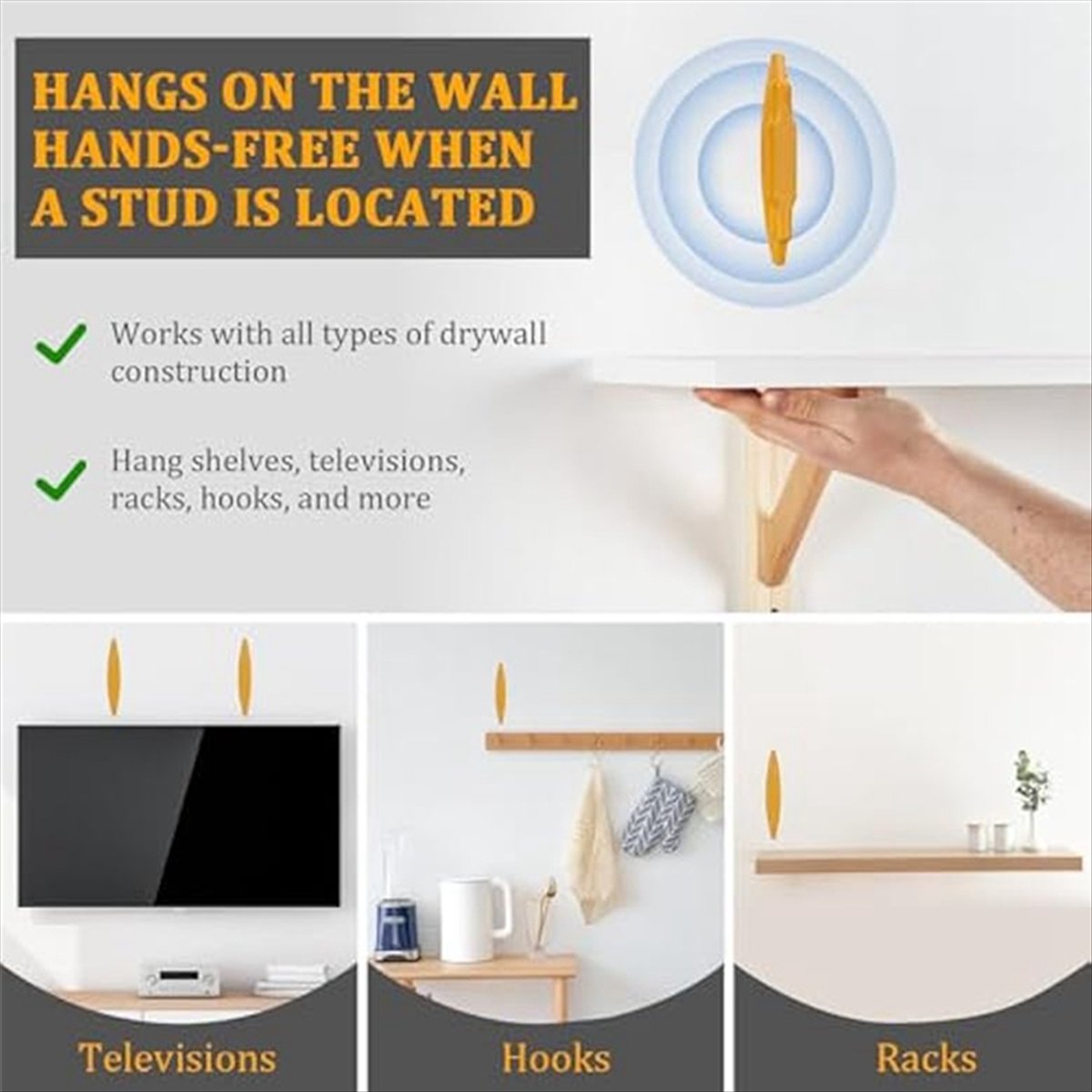 4PCS Magnetic Stud Finder Tool - Stud Finder Magnetic review and price