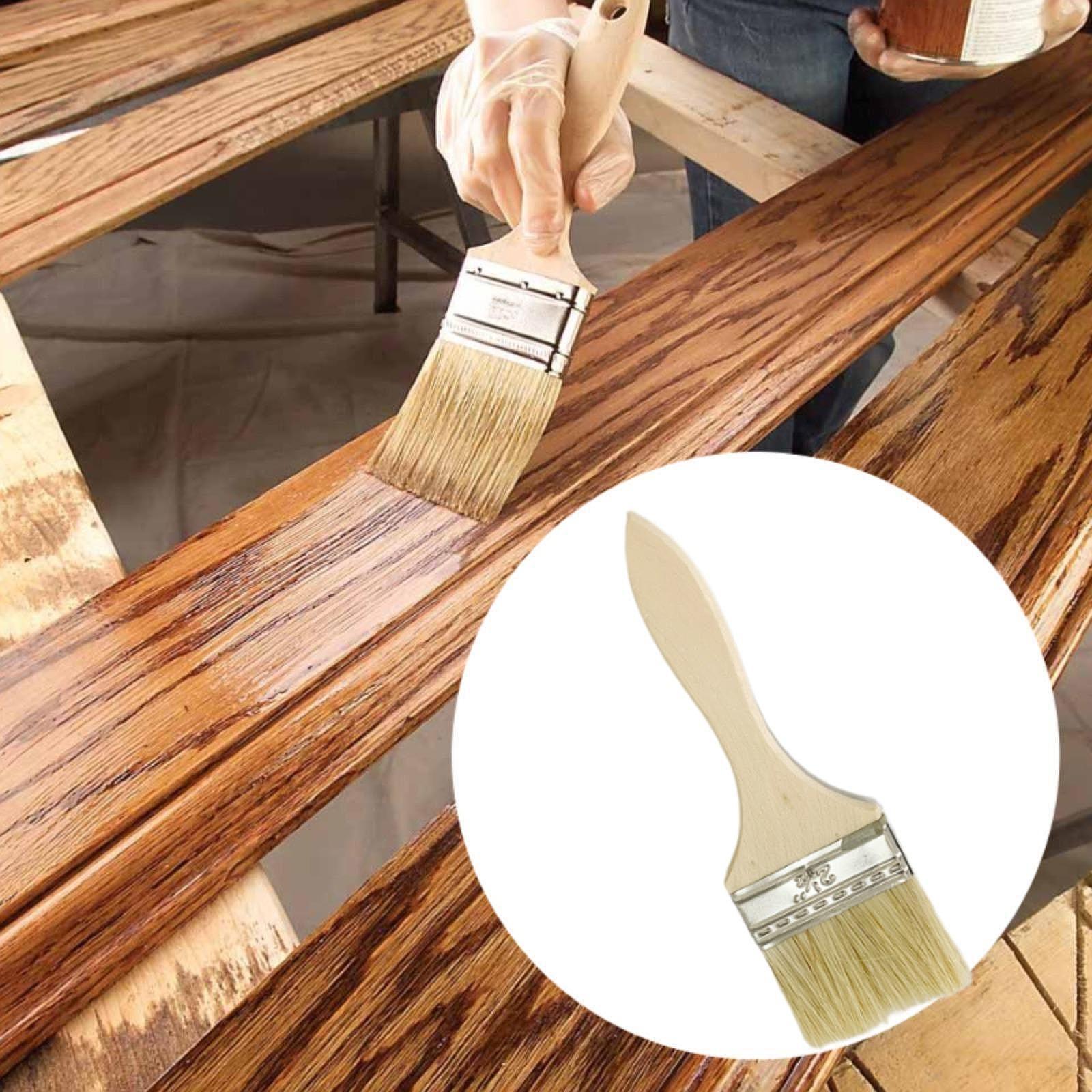 Flat Paint Brush Watercolor Oi - Wood Stain Brush review and price